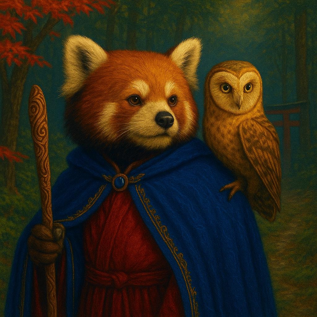 Franck en panda roux